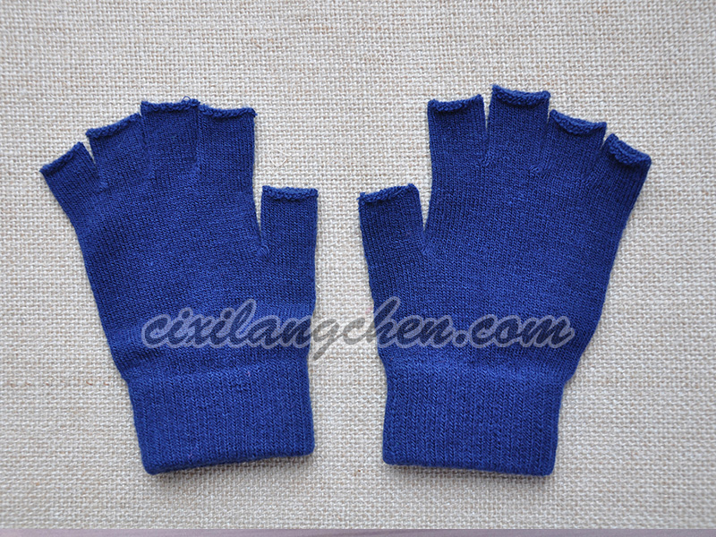 100% acrylic string knit glove 10AF-001